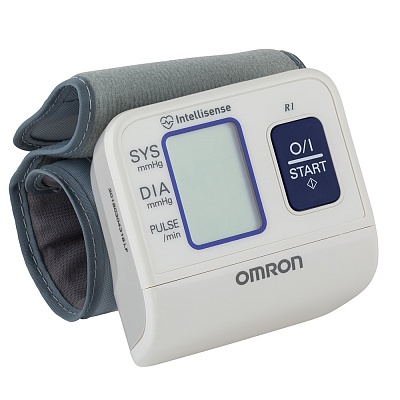 
                Тонометр OMRON R1, автоматический прибор для измерения артериального давления на запястье