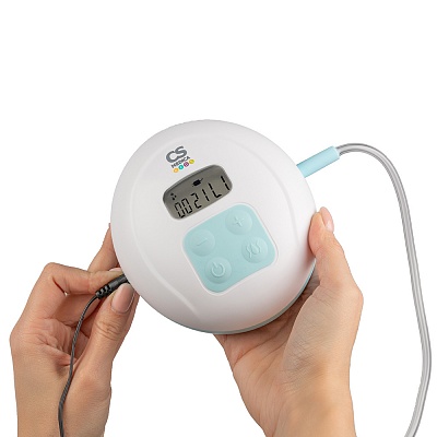 
                Молокоотсос электронный CS Medica KIDS CS-45, двухфазная технология позволит упростить процесс сцеживания и получить большее количество молока за меньший интервал времени