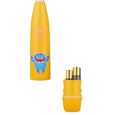 
                Электрическая зубная щетка CS Medica CS-462-P, отсек для батарейки