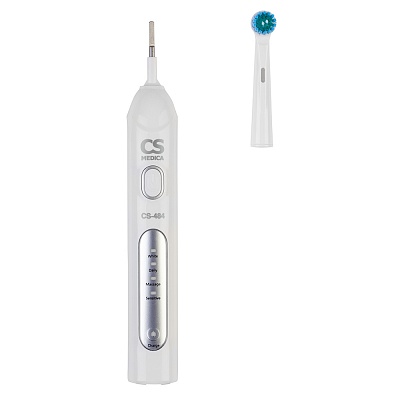 
                Электрическая зубная щетка CS Medica CS-484, рукоятка и съемная насадка