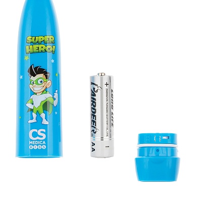 
                Электрическая звуковая зубная щетка CS Medica CS-9190-H, щетка в разобранном виде 