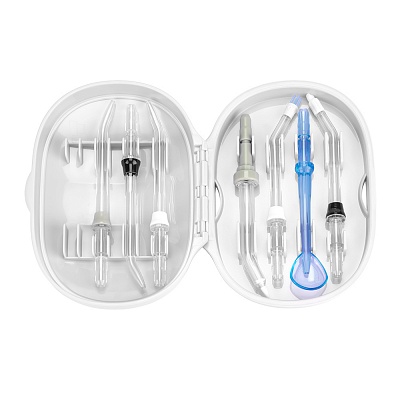 
                Ирригатор полости рта CS Medica AquaPulsar OS-1 ULTRA White, специальный отсек для хранения насадок в крышке прибора