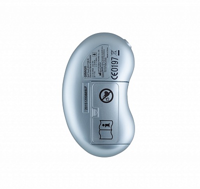 
                Миостимулятор OMRON Soft Touch, вид прибора сзади, закрытый отсек для батареек