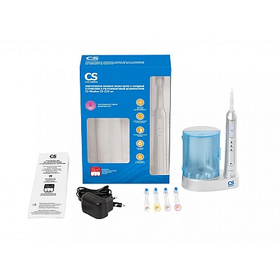 
                Электрическая звуковая зубная щетка CS Medica CS-233-uv