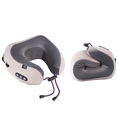 
                Беспроводная роликовая массажная подушка для шеи CS Medica VibraPulsar CS-cr4 DUALRELAX, небольшой вес для удобства переноски и использования