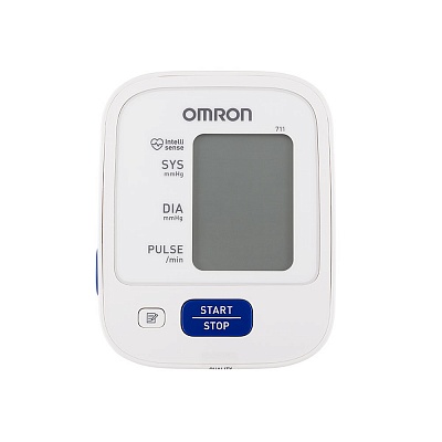 
                Тонометр OMRON 711, прибор с выключенным экраном