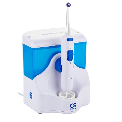
                Ирригатор полости рта CS Medica AquaPulsar CS-2, прибор, рукоятка с насадкой