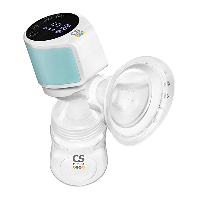
                Электронный молокоотсос портативный CS Medica KIDS CS-44 Portable, удобство использования обеспечивают тихий компрессор (менее 40 дБ)