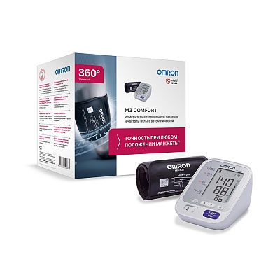 
                Тонометр OMRON M3 Comfort с умной манжетой Intelli Wrap