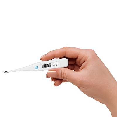 
                Термометр электронный медицинский CS Medica CS-93, прибор издает тревожный сигнал при повышенной температуре