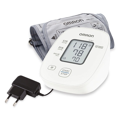 
                Тонометр OMRON M1 Basic с адаптером и веерообразной манжетой