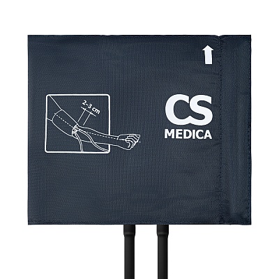 
                Манжета взрослая CS Medica CS-С105M (22–38 см) с фиксирующим кольцом