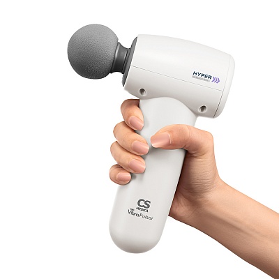 
                Перкуссионный массажер для тела CS Medica VibraPulsar CS-v10 HYPER Massage Gun, для проведения расслабляющего, тонизирующего, восстановительного, антицеллюлитного массажа