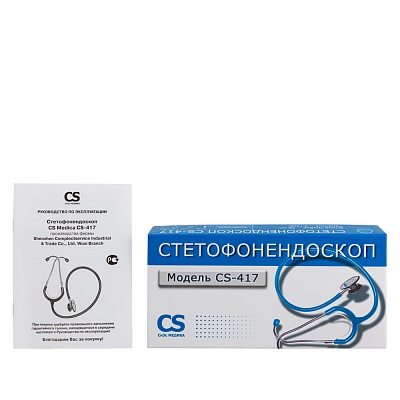 
                Стетофонендоскоп CS-417 голубой