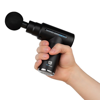 
                Перкуссионный массажер для тела CS Medica VibraPulsar CS-v9 NANO Massage Gun, удобен в использовании
