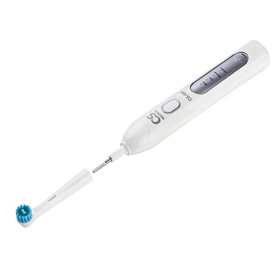 
                Электрическая зубная щетка CS Medica CS-484, рукоятка (электронный блок) и съемная насадка