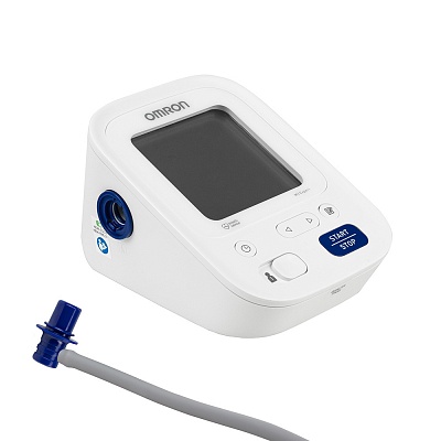 
                Тонометр OMRON M3 Expert (ALRU) автоматический тонометр на плечо с веерообразной манжетой и адаптером, воздуховодная трубка и электронный блок