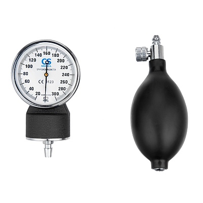 
                Тонометр механический CS Medica CS-106 Kids 2, увеличенный циферблат манометра (50 мм) с большими цифрами поможет правильно считывать показания