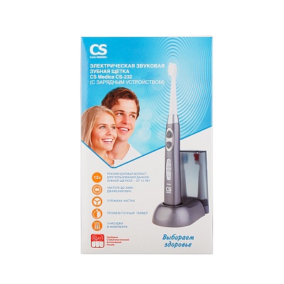 
                Электрическая зубная щетка CS Medica CS-232, коробка