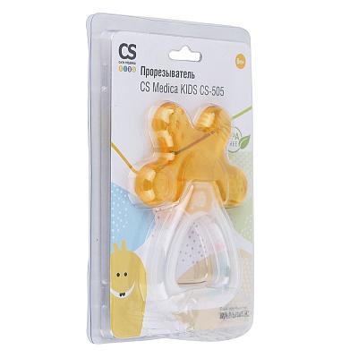 
                Прорезыватель CS Medica KIDS CS-505, прибор в упаковке вполоборота вправо