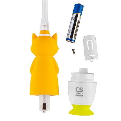 
                Электрическая зубная щетка CS Medica KIDS CS-360, прибор в разобранном виде