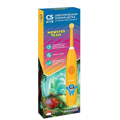 
                Электрическая зубная щетка CS Medica KIDS CS-464-P, коробка