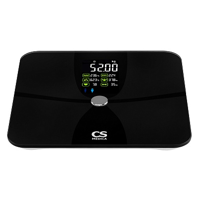 
                Весы напольные электронные CS Medica CS-3041.1BT, включение и выключение происходит автоматически
