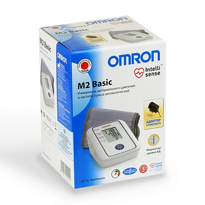 
                Тонометр OMRON M2 Basic с адаптером