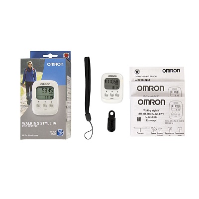 
                Шагомер OMRON Walking Style IV (HJ-325-EW), белый