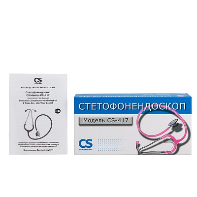 
                Стетофонендоскоп CS-417 розовый