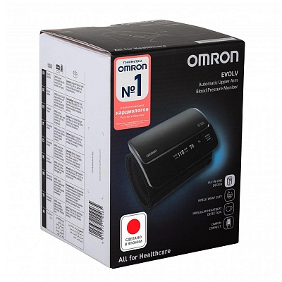 
                Тонометр OMRON EVOLV, коробка