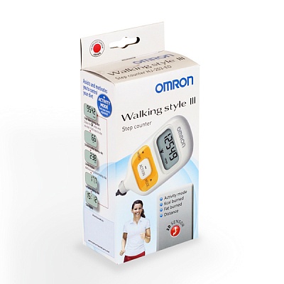 
                Шагомер OMRON Walking style III (HJ-203), оранжевый