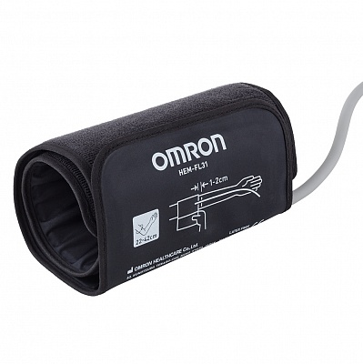 
                OMRON M7 Intelli IT, манжета Intelli Wrap равномерно распределяет давление по всей окружности руки