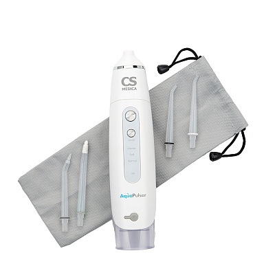 
                Портативный ирригатор полости рта Ирригатор CS Medica AquaPulsar CS-3, white, чехол для хранения прибора