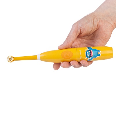 
                Электрическая зубная щетка CS Medica KIDS CS-464-P, удобно лежит в руке