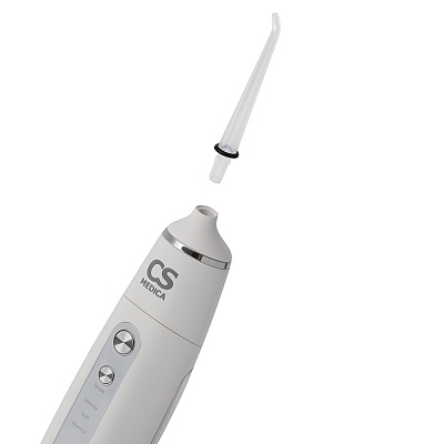 
                Портативный ирригатор полости рта Ирригатор CS Medica AquaPulsar CS-3, white, возможность замены насадки