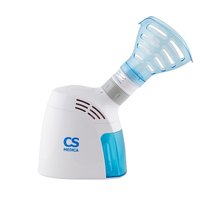 
                Ингалятор паровой CS Medica AERObreeze CS-001, с ингаляционной насадкой, вид слева