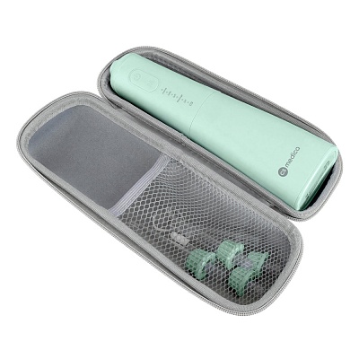 
                Ирригатор полости рта портативный CS Medica AquaPulsar CS-9 Comfort ZERO GREEN, чехол для защиты от повреждений и пыли