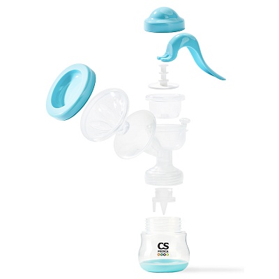 
                Молокоотсос ручной CS Medica KIDS CS-42, с технологией двухфазного сцеживания