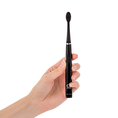 
                Электрическая звуковая зубная щетка CS Medica SonicMax CS-167-B, не выскальзывает из рук