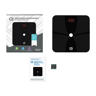 
                Электронные напольные весы CS Medica CS-3040.1BT, для отслеживания результатов измерений за неделю, месяц или год на мобильный телефон или планшет можно установить приложение Fitdays