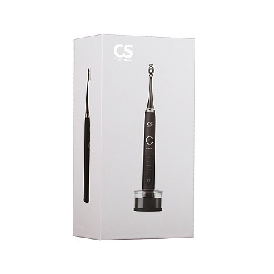 
                Электрическая зубная щетка CS Medica CS-333-BK, коробка