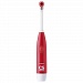 
                    Электрическая зубная щетка CS Medica CS-465-W, красная, удобная ручка не выскальзывает и удобно лежит в руке