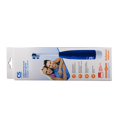 
                Электрическая зубная щетка CS Medica CS-465-M, синяя, коробка