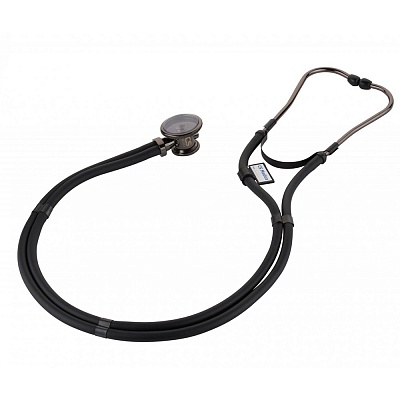 
                Стетофонендоскоп (тип Раппапорт) CS-421 черный, стильный прибор для практикующих врачей