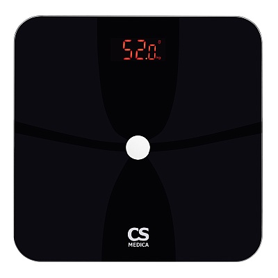 
                Электронные напольные весы CS Medica CS-3040.1BT, прорезиненные ножки придают прибору устойчивость и исключают скольжение по полу