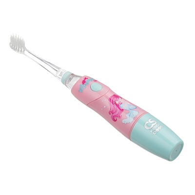 
                Электрическая звуковая зубная щетка CS Medica KIDS CS-9760-F («Отряд русалок»), 17 000 движ/мин