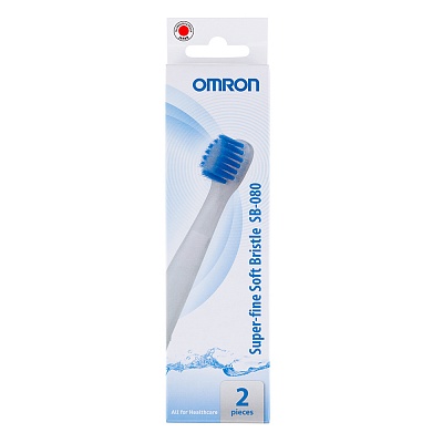 
                Насадка для зубных щеток OMRON Super-Fine Soft Bristle Head SB-080 (2шт.)