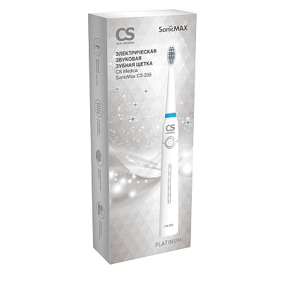 
                Электрическая звуковая зубная щетка CS Medica SonicMax CS-235