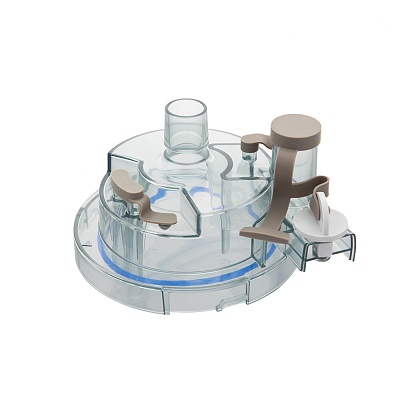 
                Небулайзерная камера для длительных ингаляций (крышка резервуара для лекарственных средств) к ингалятору OMRON NE-U780